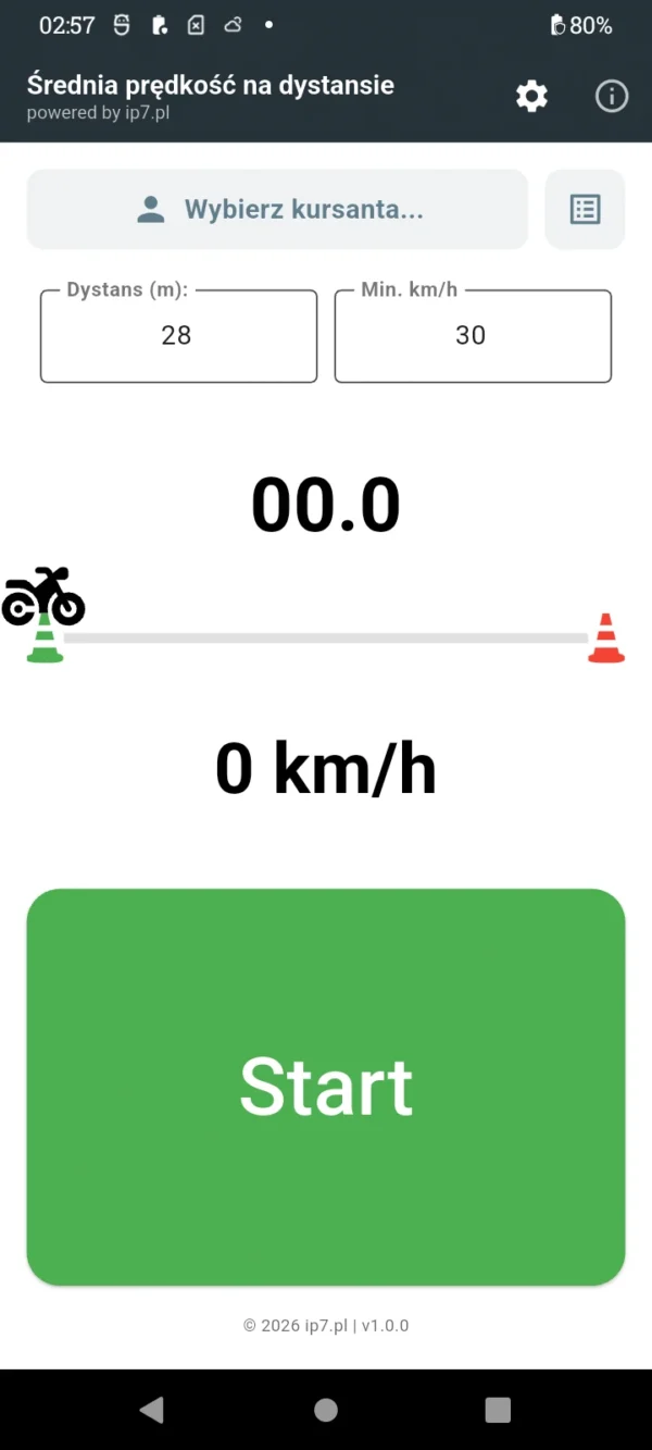Moto AverageSpeed by ip7.pl